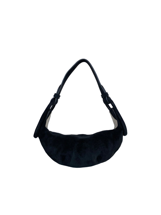 Cartera Amalfi mini Negro suede