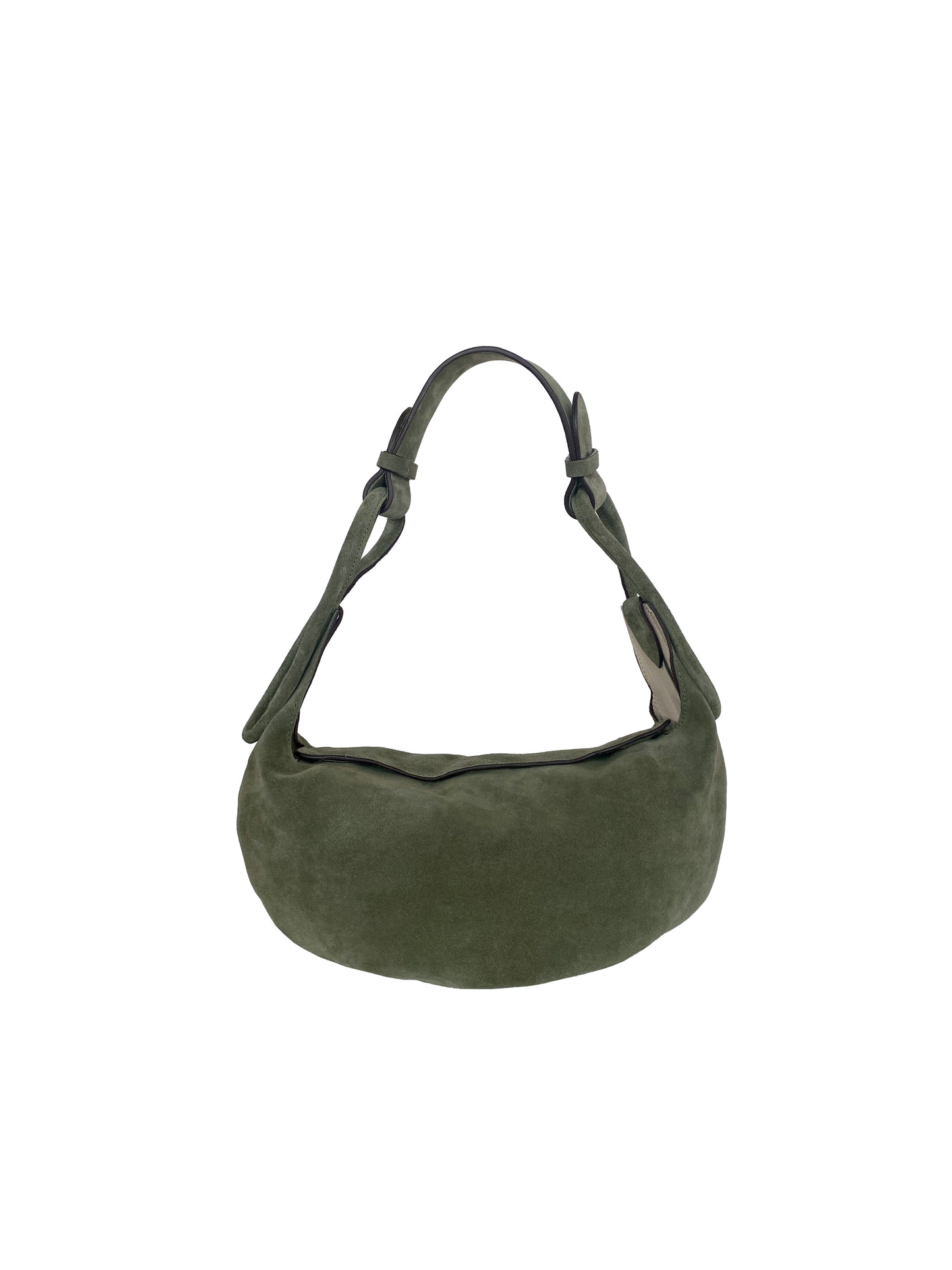 Pre-order Cartera Amalfi suede green