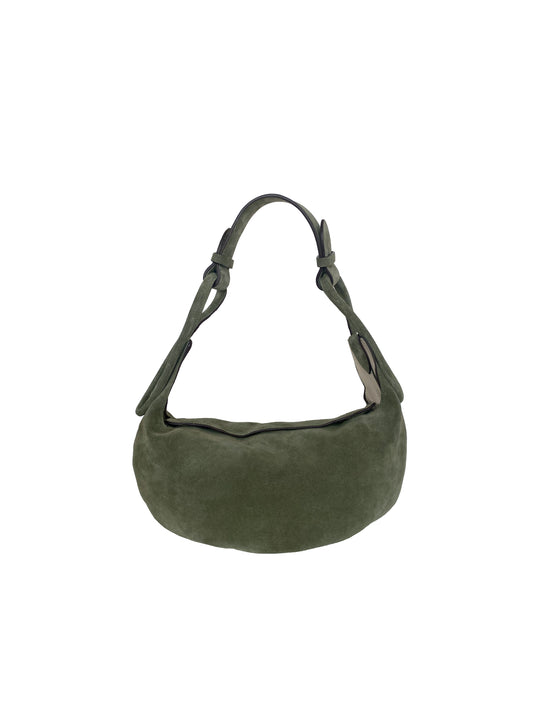 Cartera Amalfi suede green